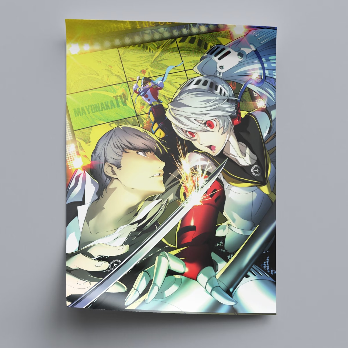 Persona 4 The Ultimate in Mayonaka Arena Arcade Poster - 2012