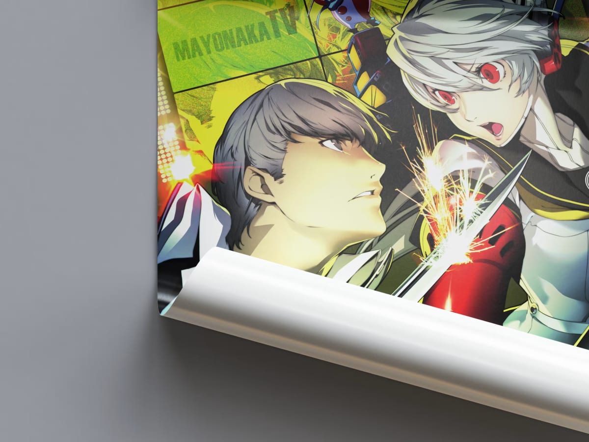 Persona 4 The Ultimate in Mayonaka Arena Arcade Poster - 2012