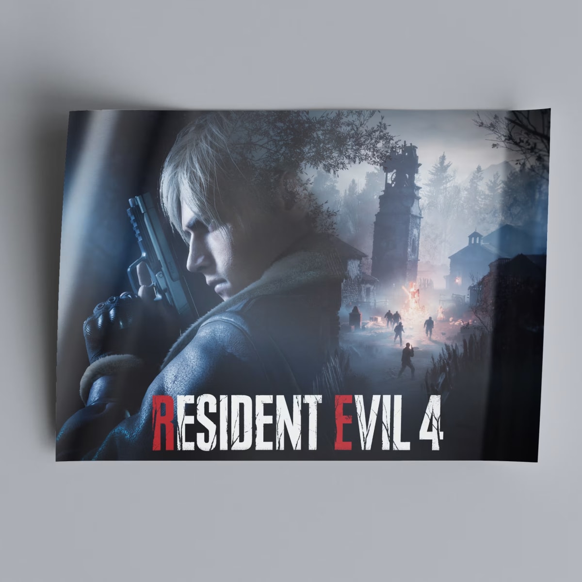 Resident Evil 4 Remake Game Poster - 2023