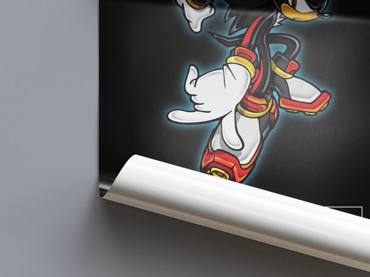 Sonic Adventure 2 Shadow Game Poster - 2001