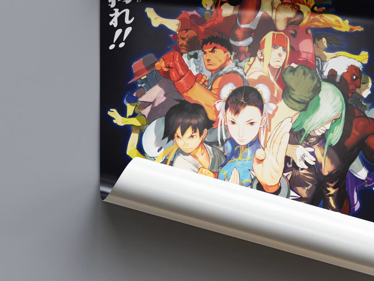 Street Fighter III 3rd Strike Dreamcast Arcade Poster - 2000