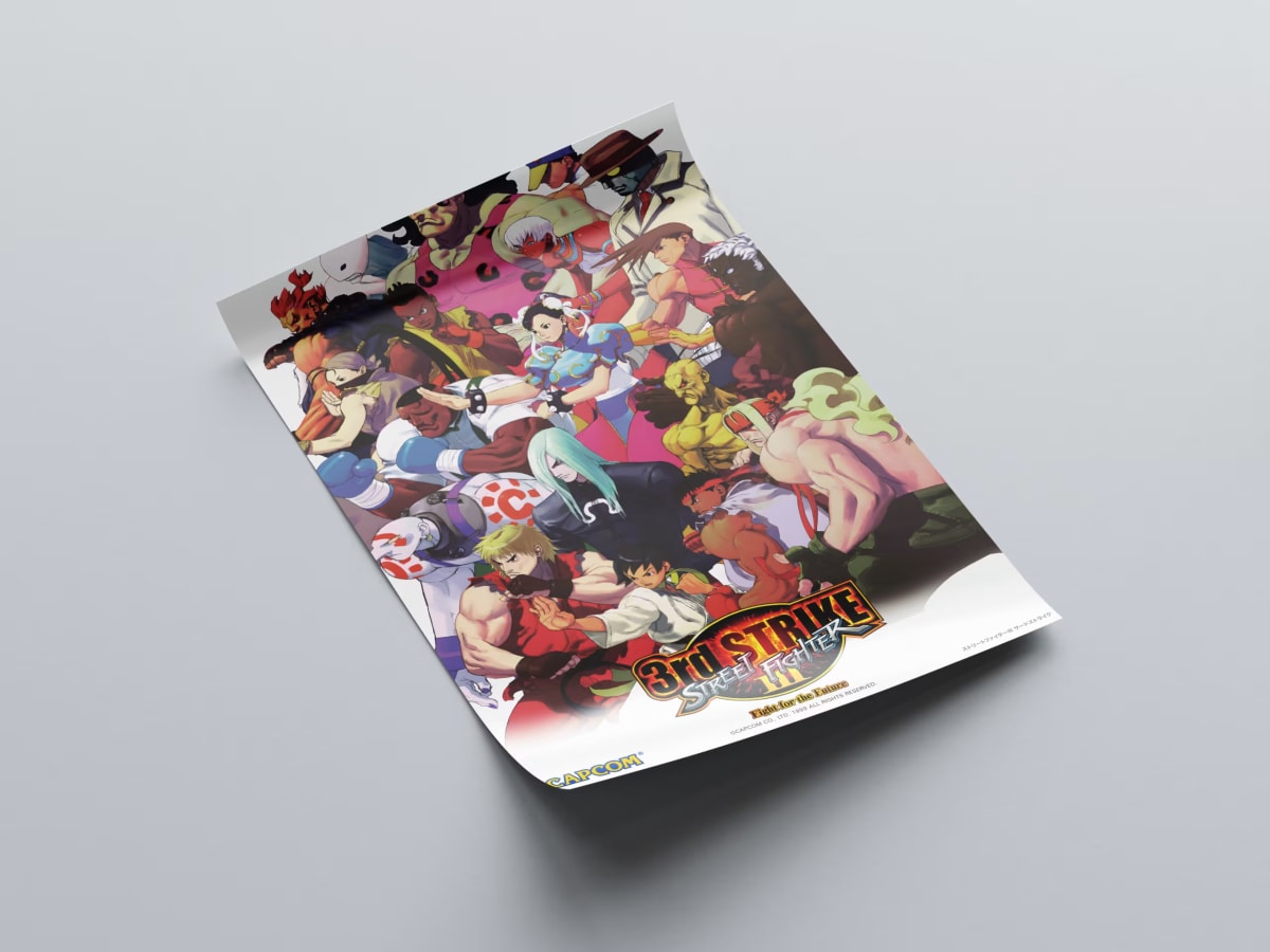 Street Fighter III 3rd Strike Arcade Poster - 1999