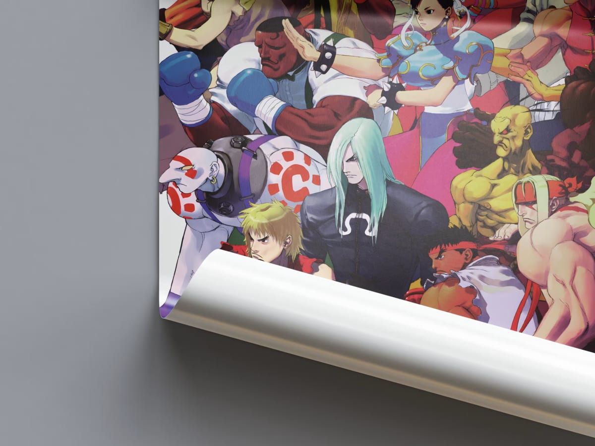 Street Fighter III 3rd Strike Arcade Poster - 1999