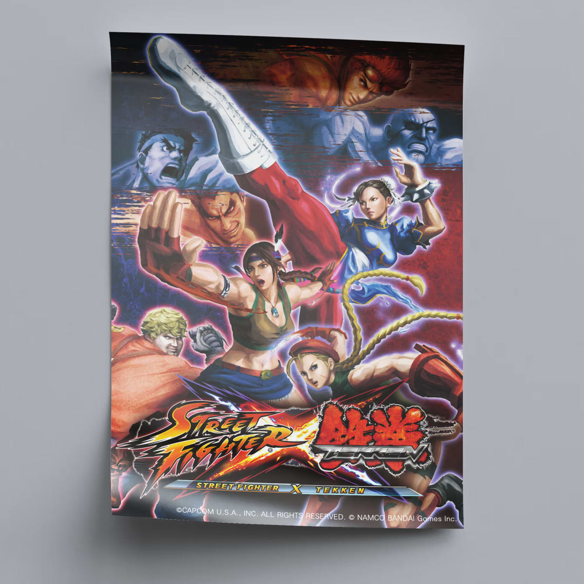 Street Fighter X Tekken Game Poster - 2012