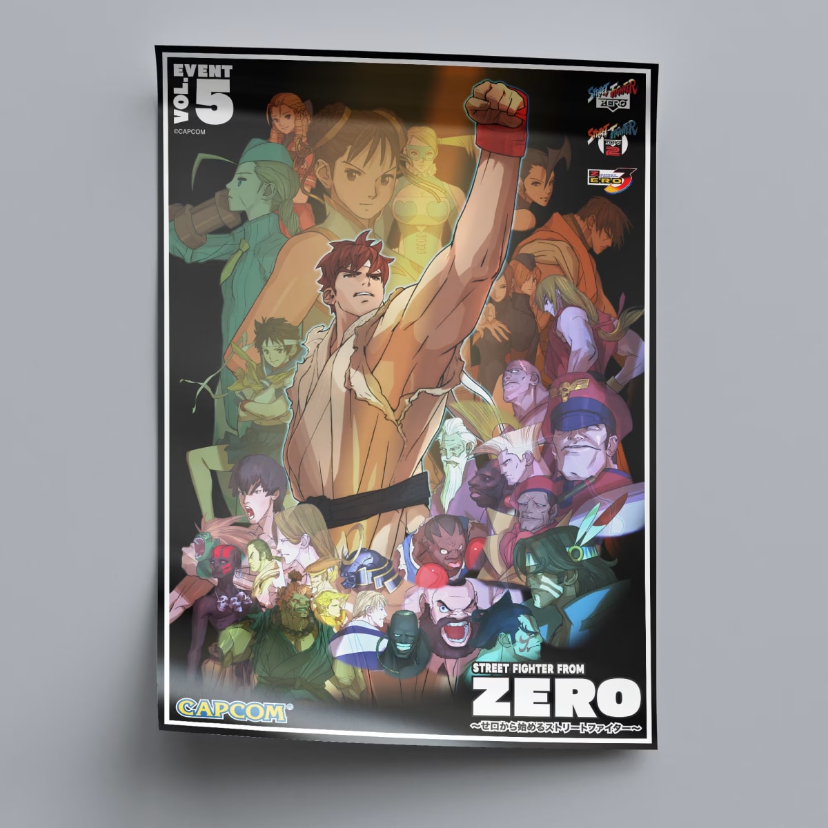 Street Fighter Zero 3 Anthology Game Poster - 2006