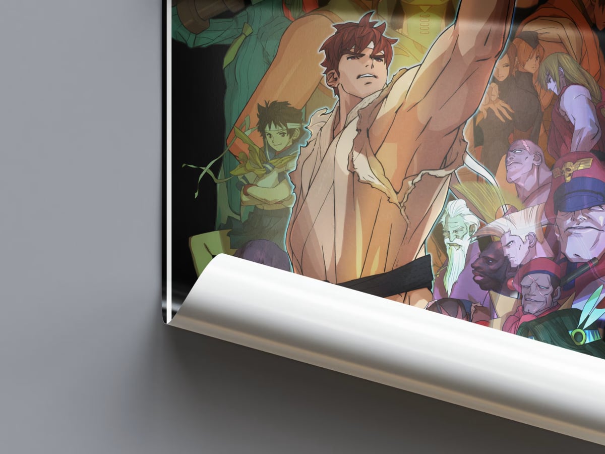 Street Fighter Zero 3 Anthology Game Poster - 2006