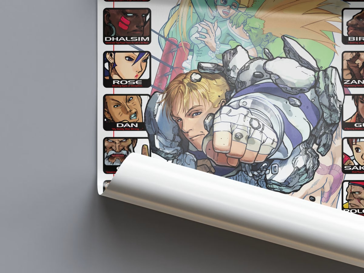 Street Fighter Zero 3 Arcade Poster - 1998
