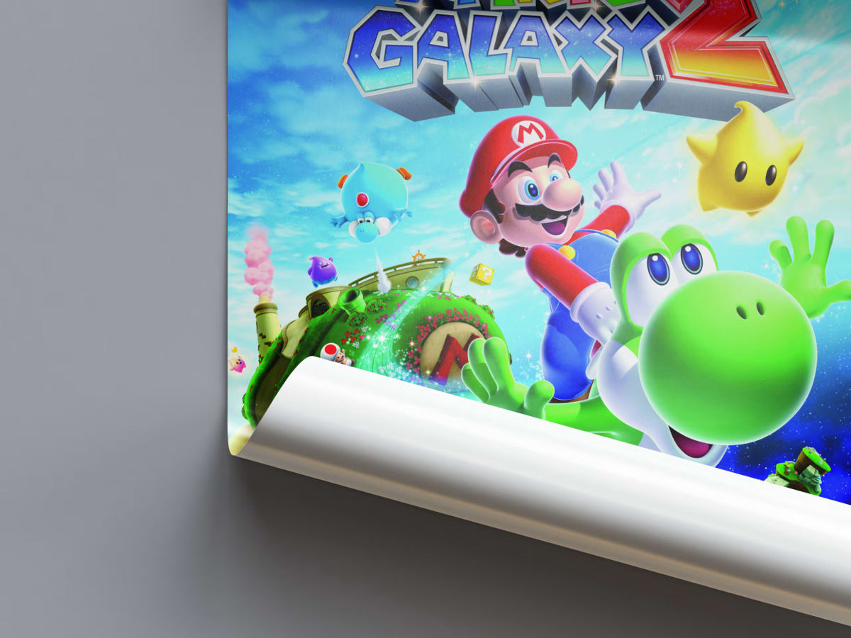 Super Mario Galaxy 2 Game Poster - 2010