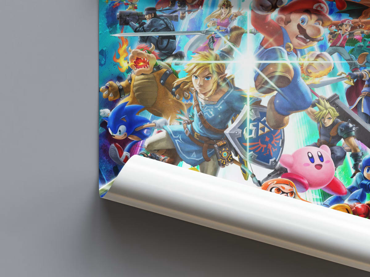 Super Smash Bros Ultimate Game Poster - 2018
