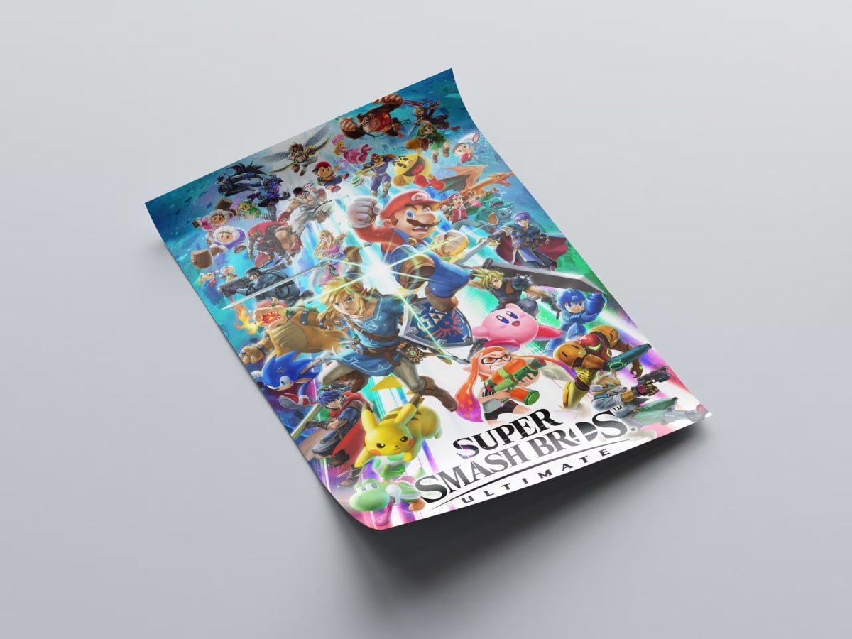 Super Smash Bros Ultimate Game Poster - 2018