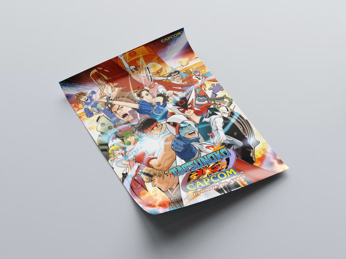 Tatsunoko vs. Capcom Arcade Poster - 2008