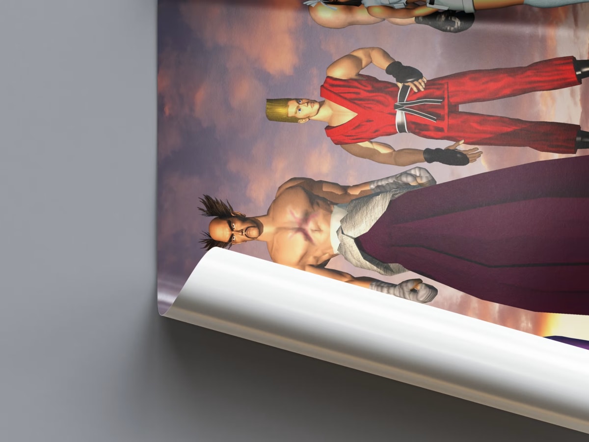 Tekken 2 V2 Arcade Poster - 1995