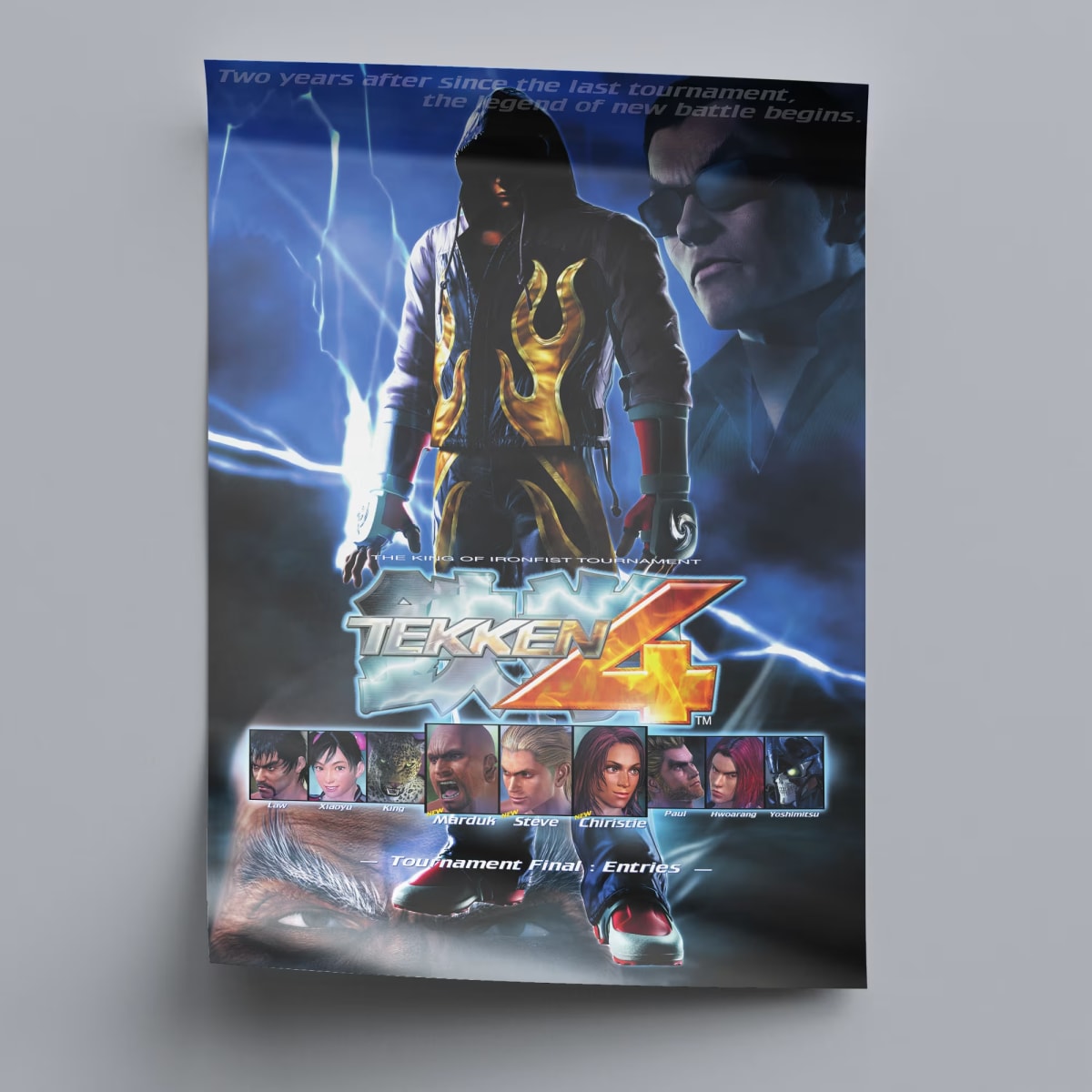Tekken 4 Arcade Poster - 2001