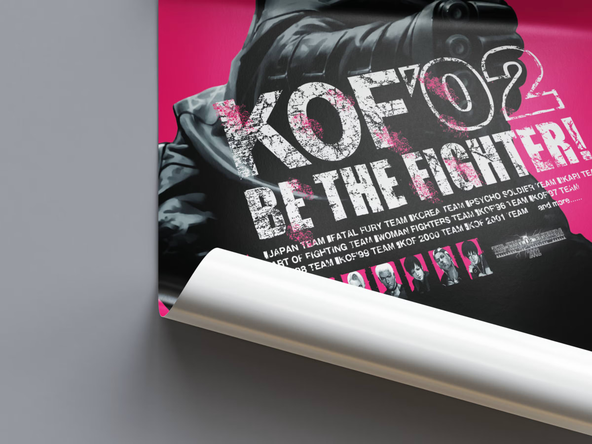 The King of Fighters 2002 Arcade Poster - 2002