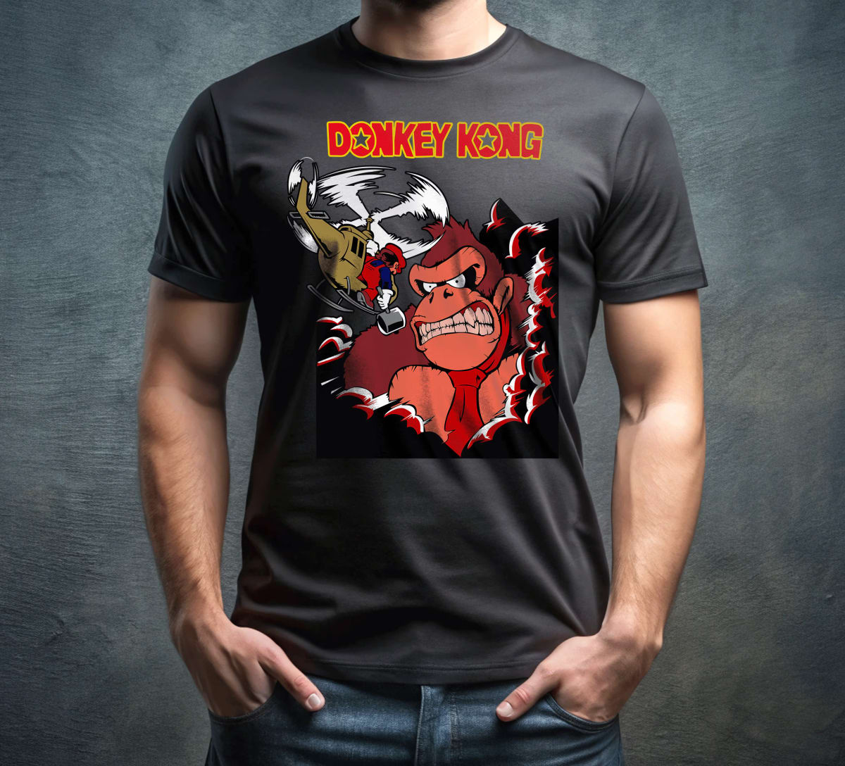 Donkey Kong Helicopter Black