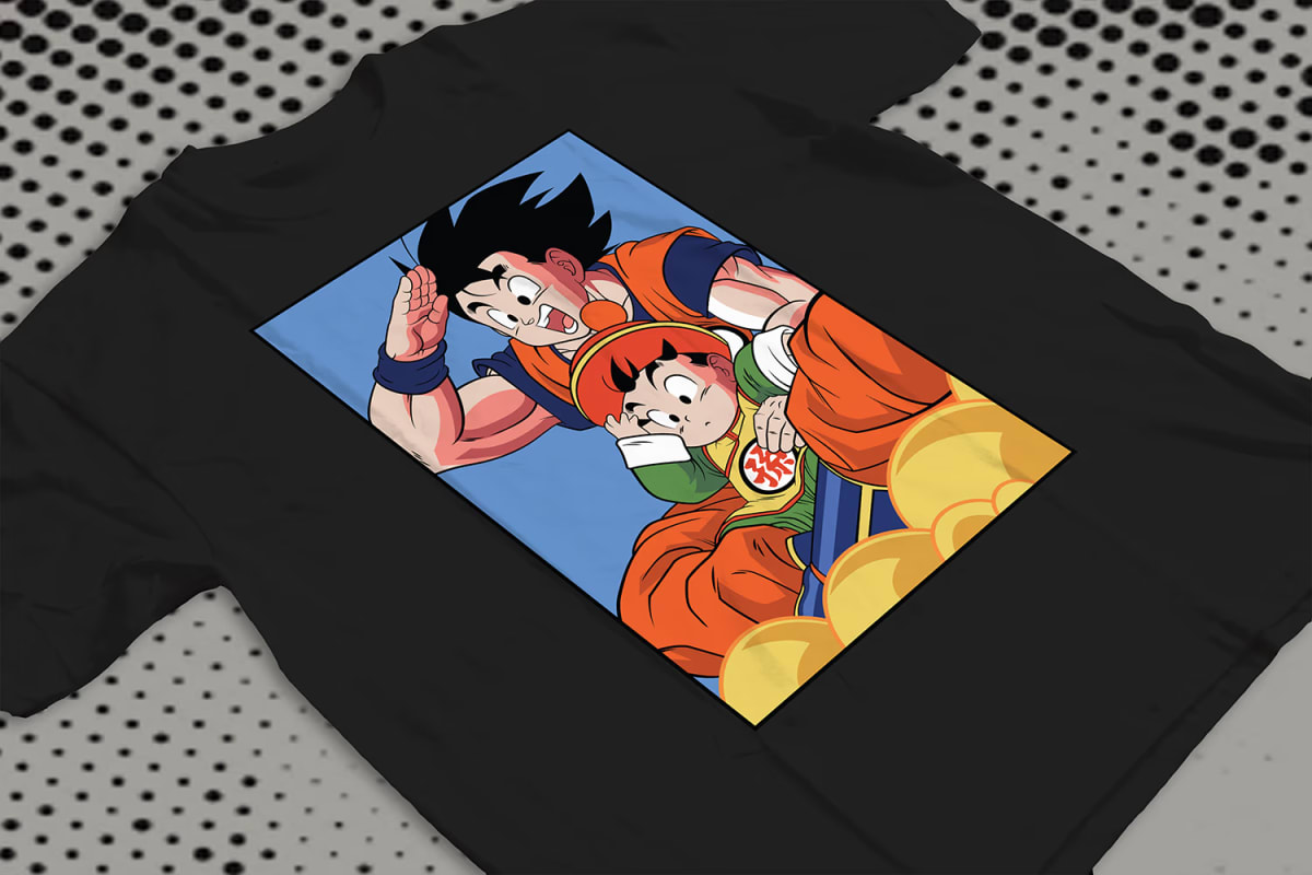 Goku and Gohan Nimbus Ride
