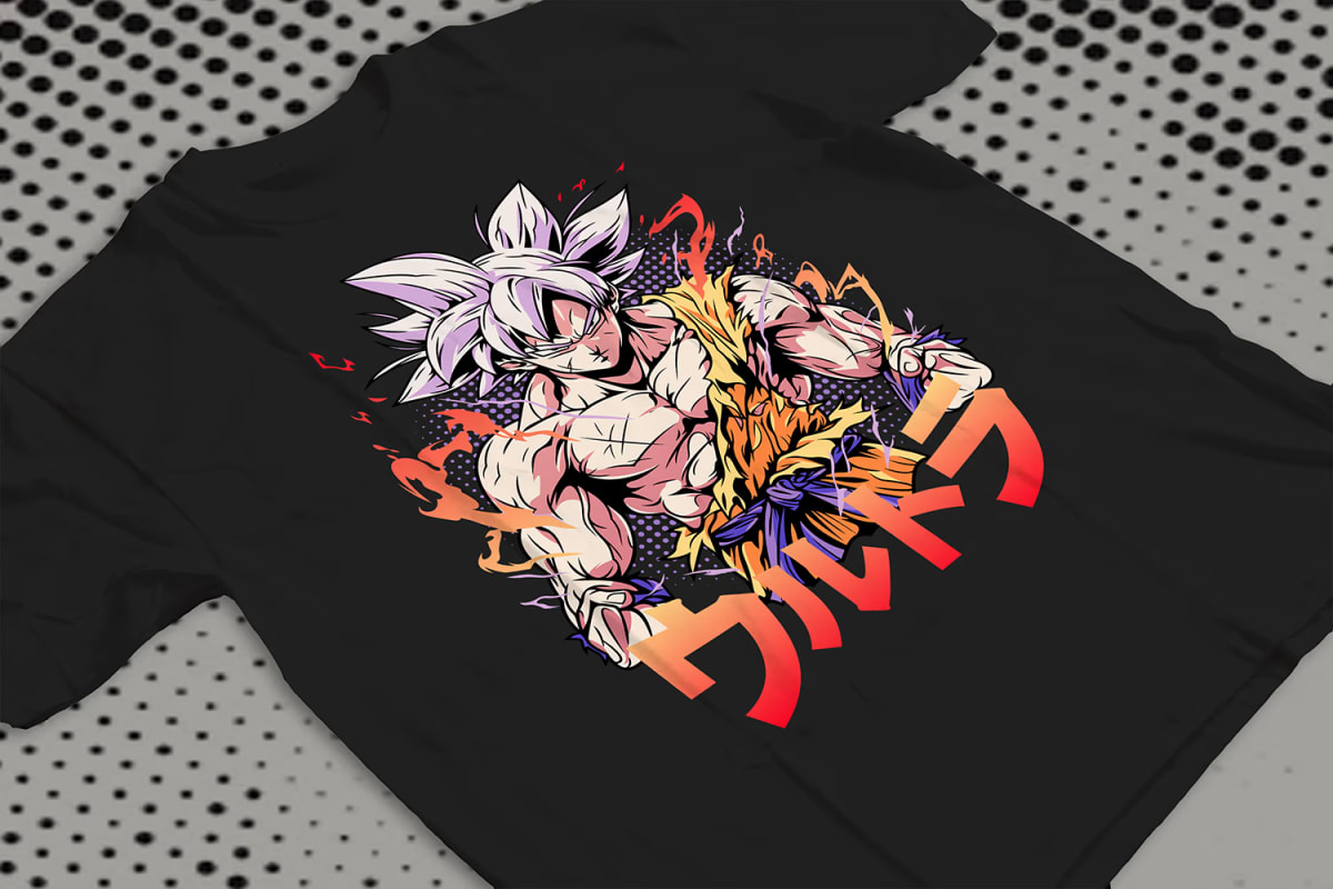 Goku Mastered Ultra Instinct Flames