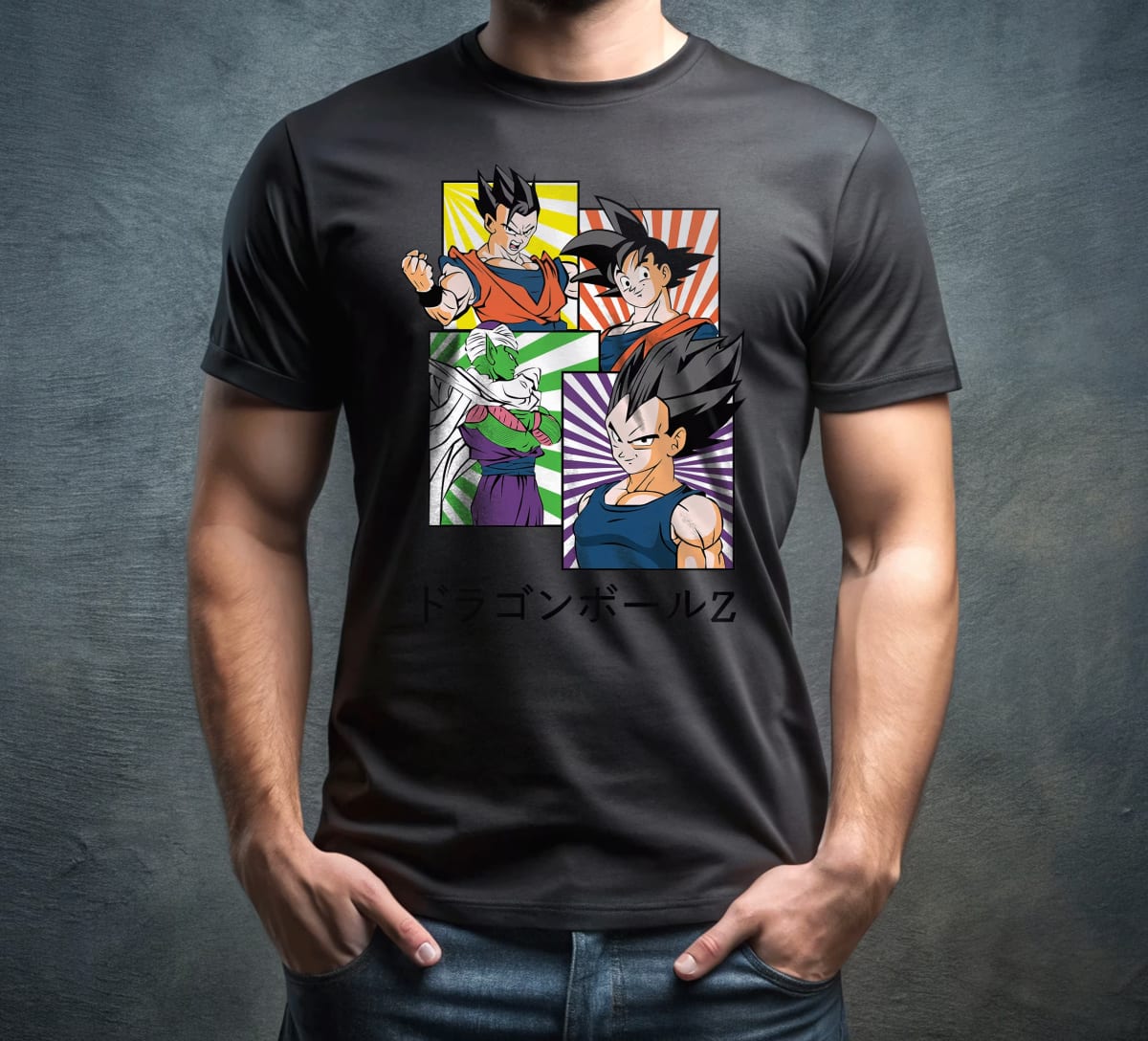 Goku Vegeta Piccolo Gohan Panels