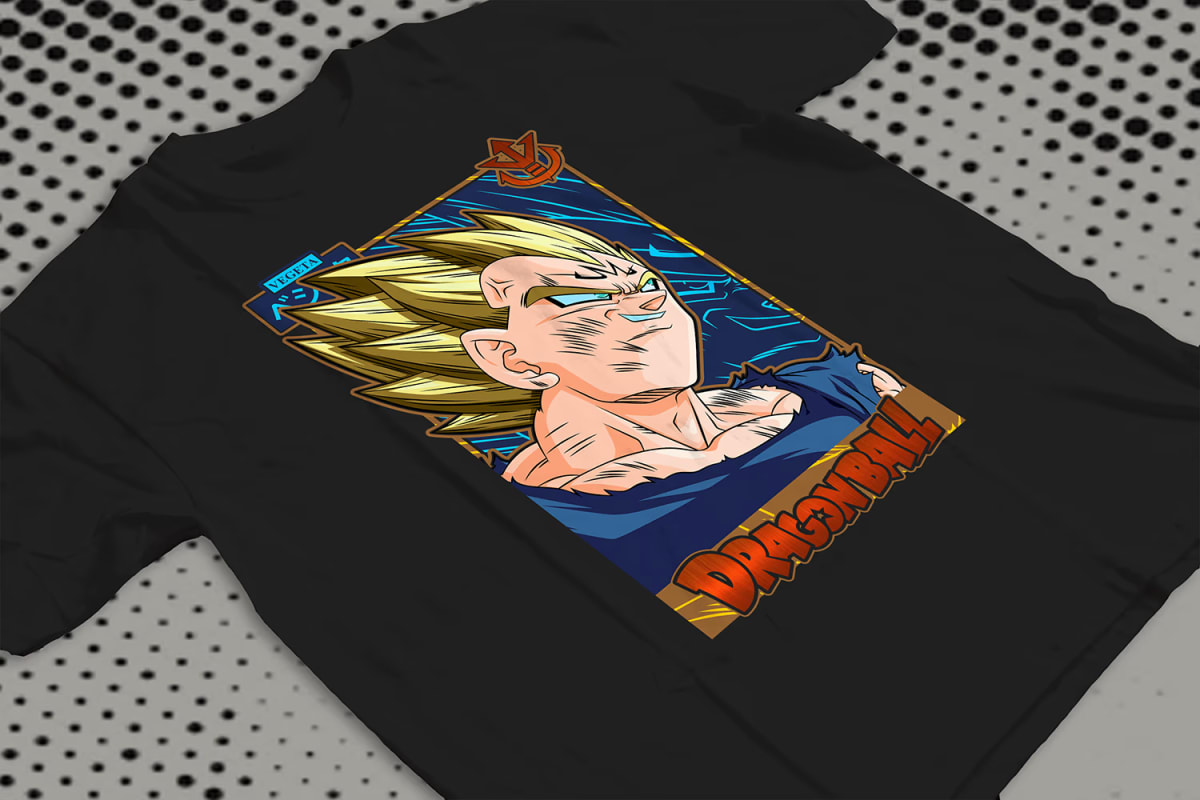 Super Saiyan Vegeta Portrait Card