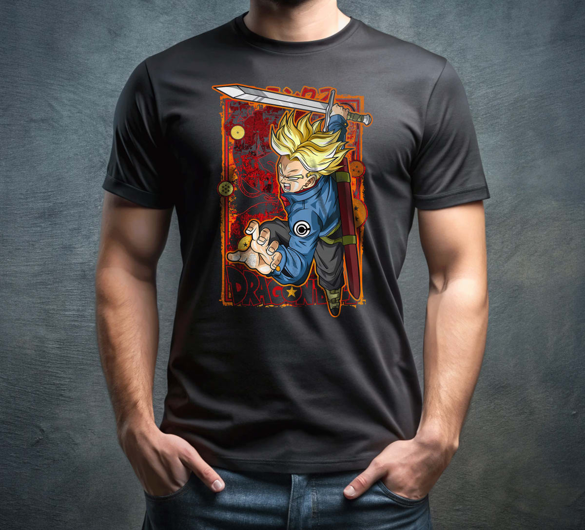 Super Saiyan Trunks Sword Slash