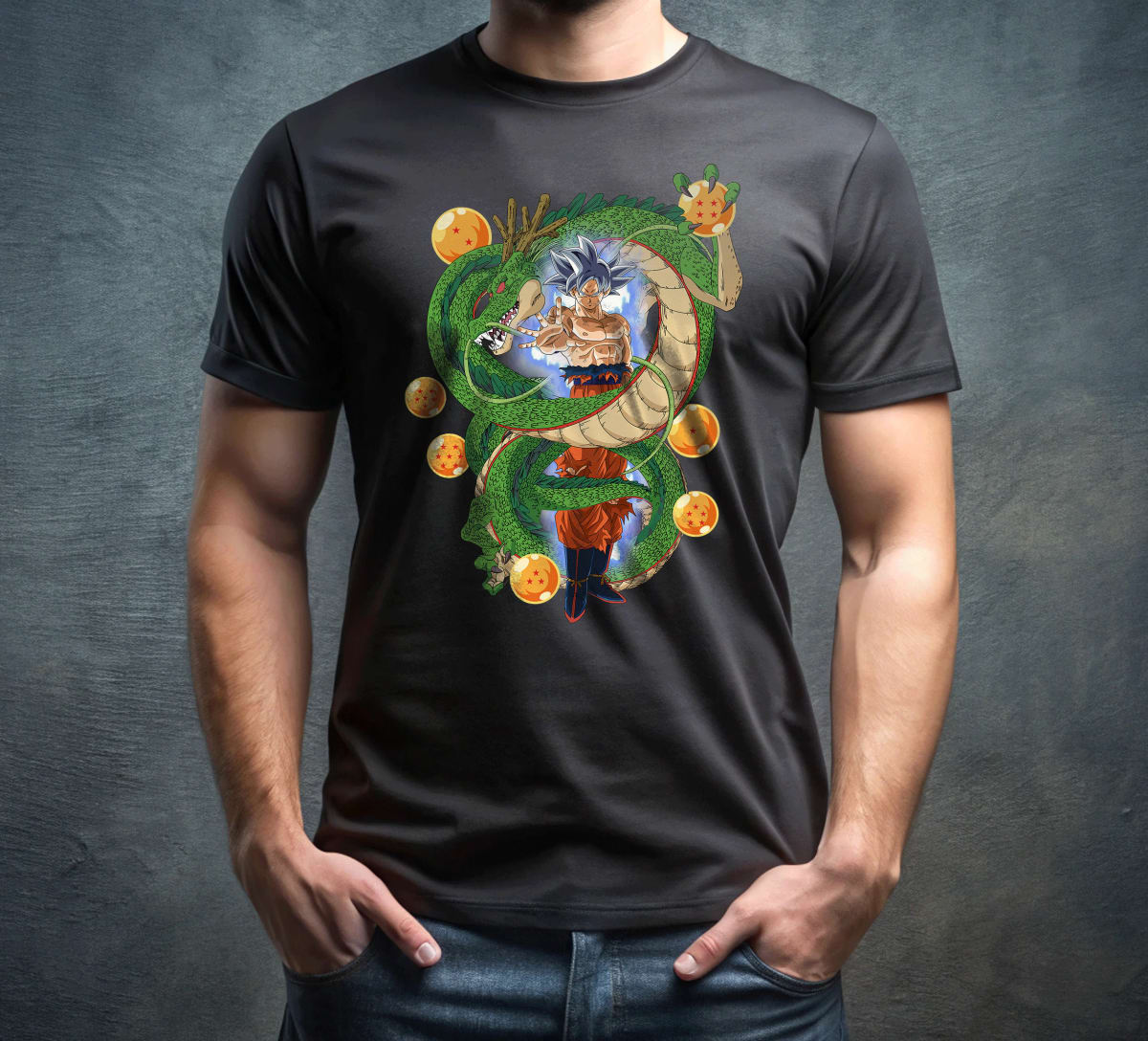 Ultra Instinct Goku Shenron Wish