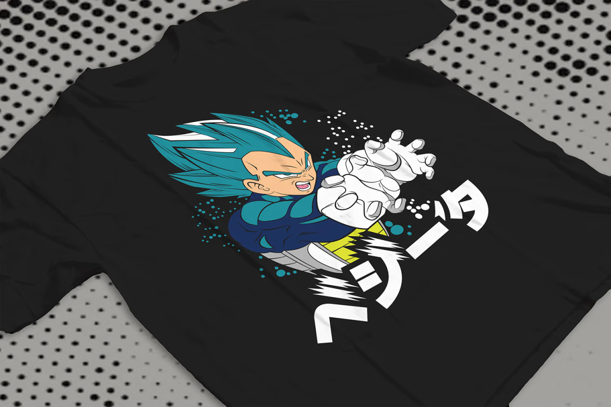Vegeta Blue Katakana Grab
