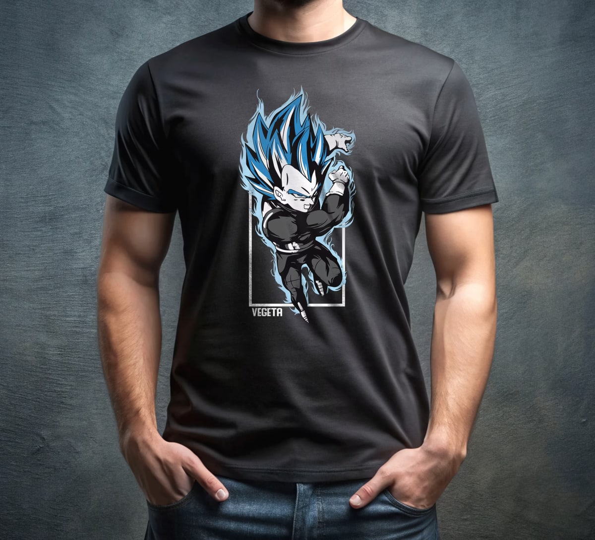 Vegeta Blue Flame Frame