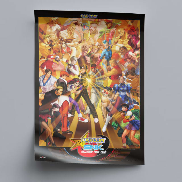 Capcom vs. SNK Arcade Poster - 2000