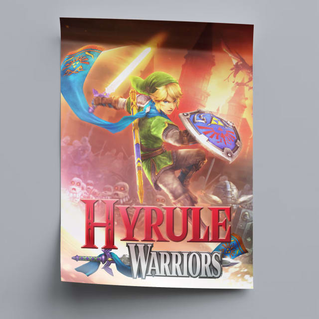 Hyrule Warriors V2 Game Poster - 2014
