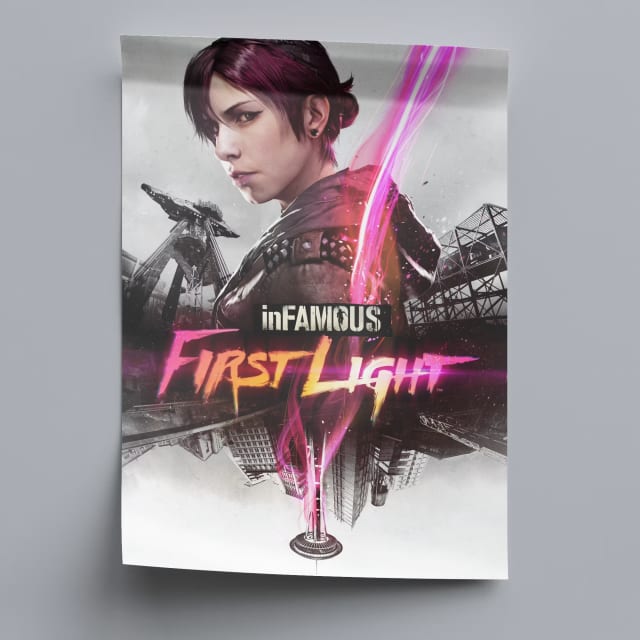 Infamous First Light Game Poster - 2014