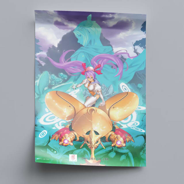 Mushihimesama Arcade Poster - 2004