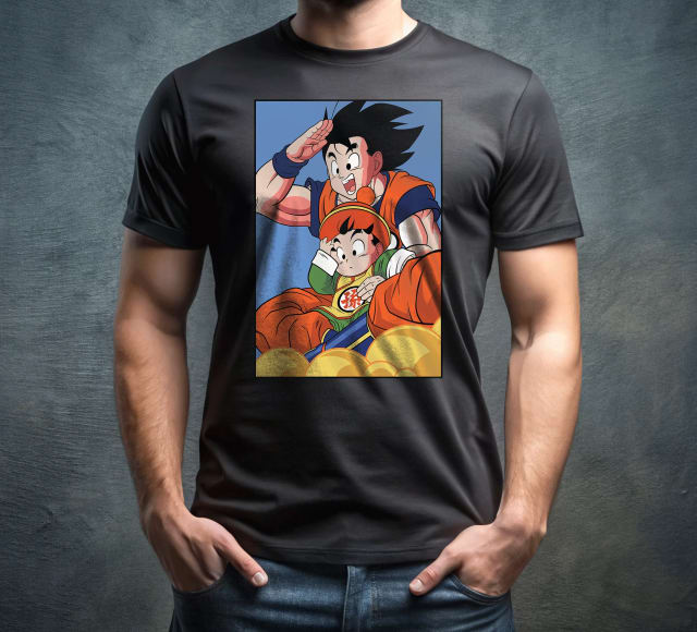 Goku and Gohan Nimbus Ride