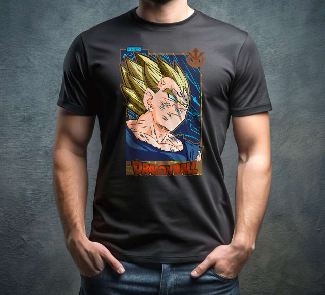 Super Saiyan Vegeta Portrait Card