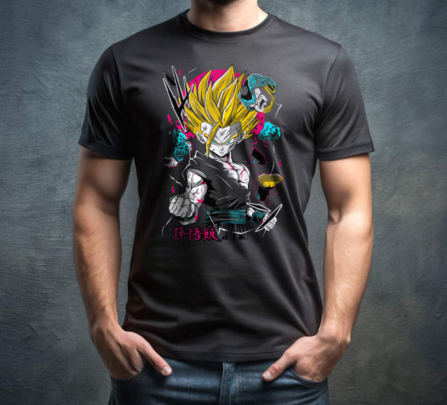 Teen Gohan Shattering Cell