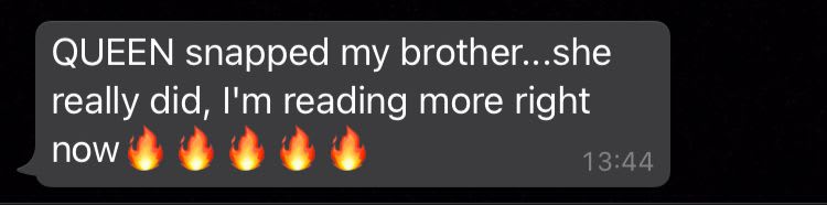 A reader's response to one of the poems (12 of 14)
