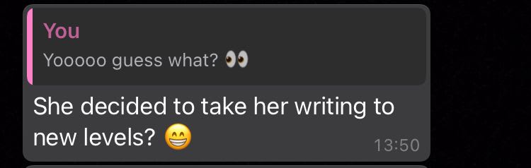 A reader's response to one of the poems (13 of 14)
