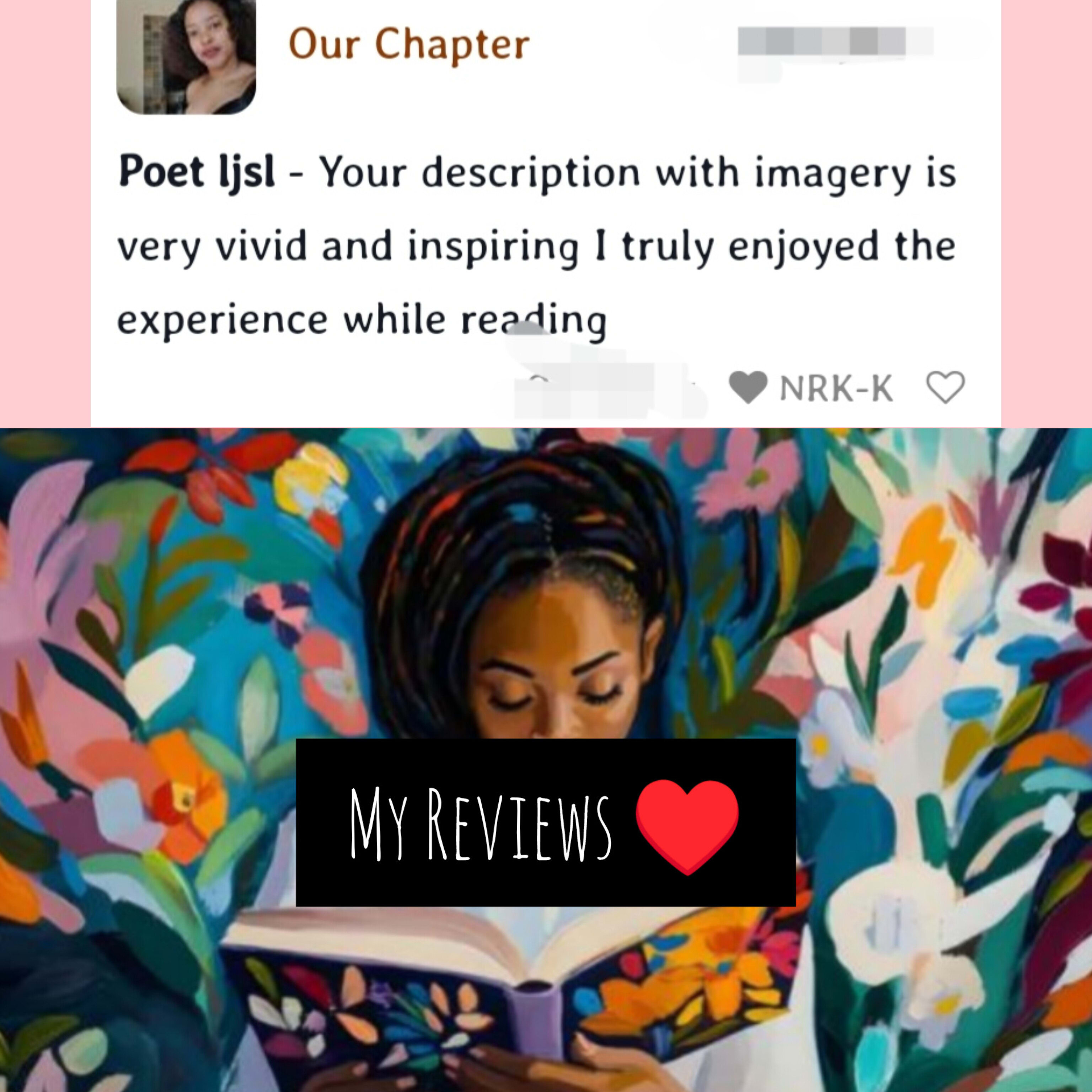 A reader's response to one of the poems (10 of 14)