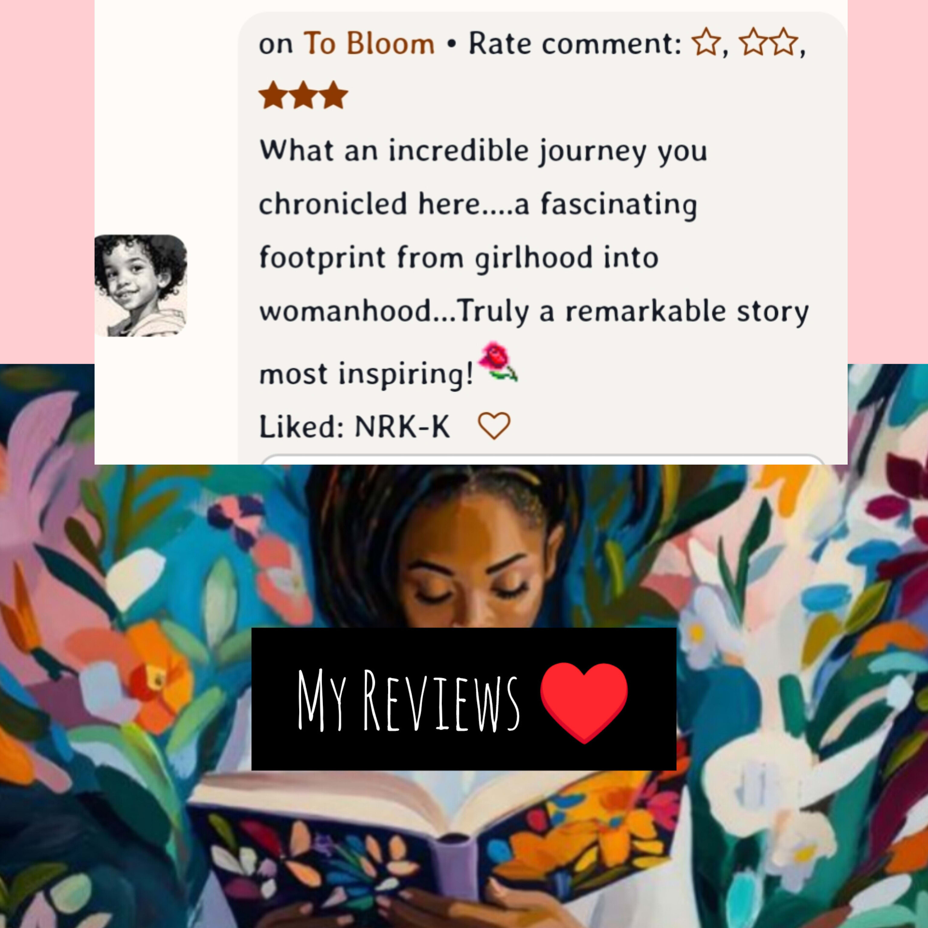 A reader's response to one of the poems (3 of 14)