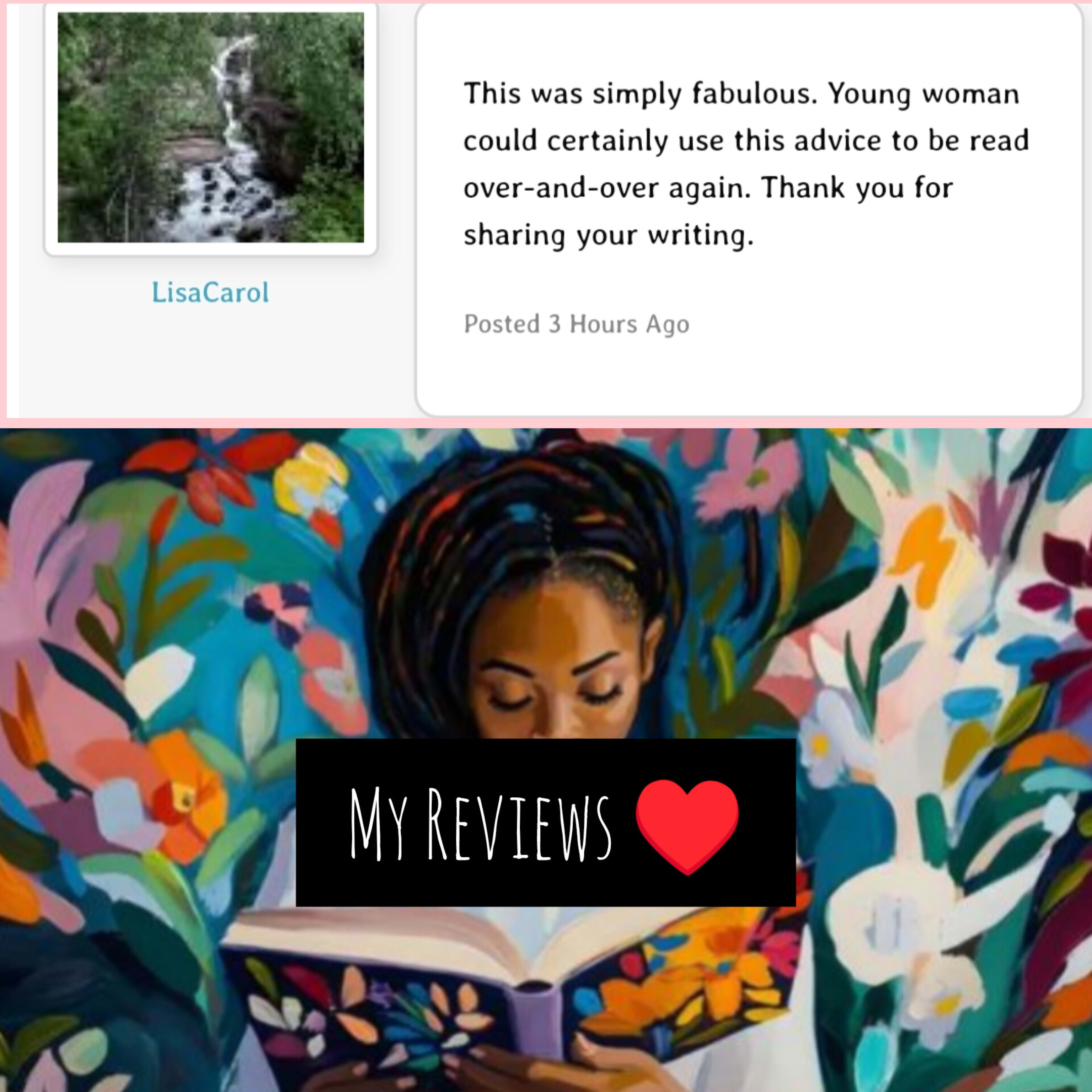 A reader's response to one of the poems (5 of 14)