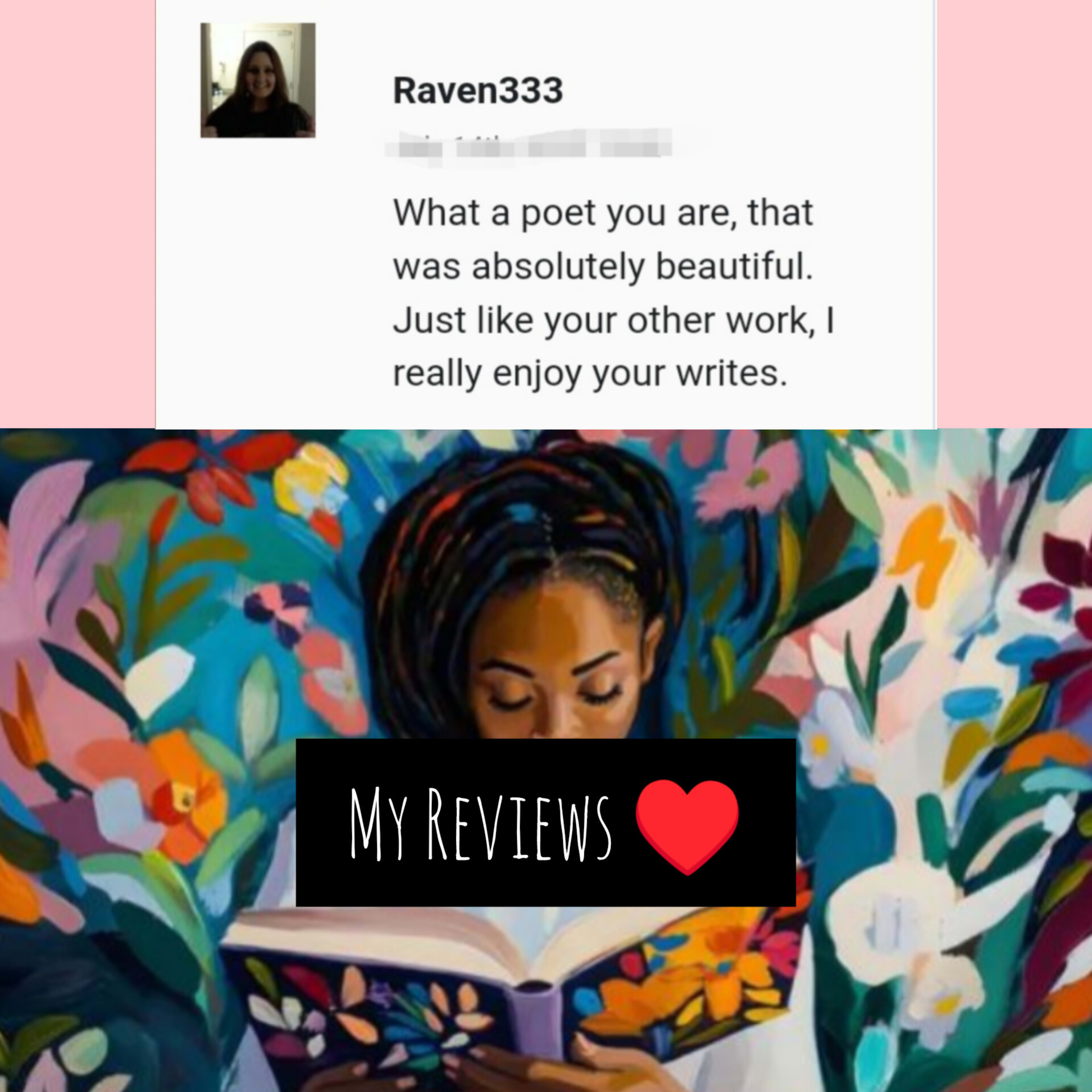 A reader's response to one of the poems (6 of 14)