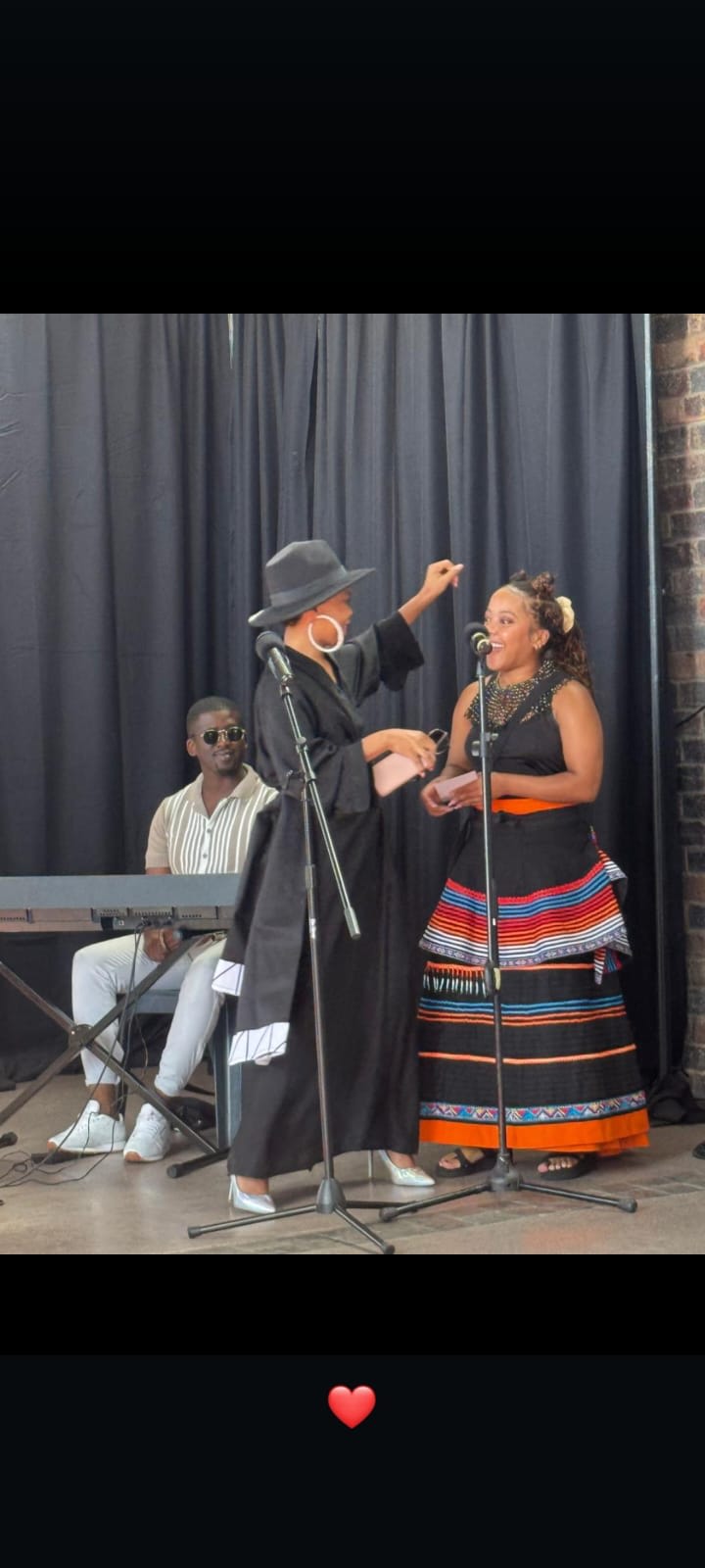 Live poetry performance