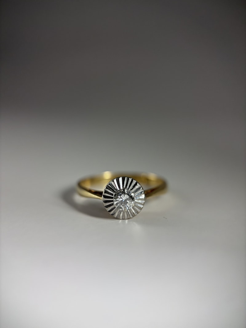 Anillo solitario - 1