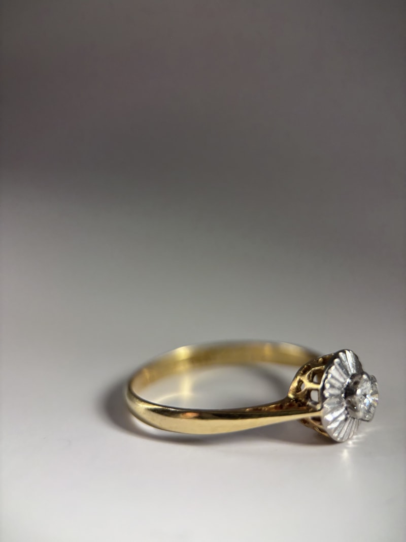 Anillo solitario - 2