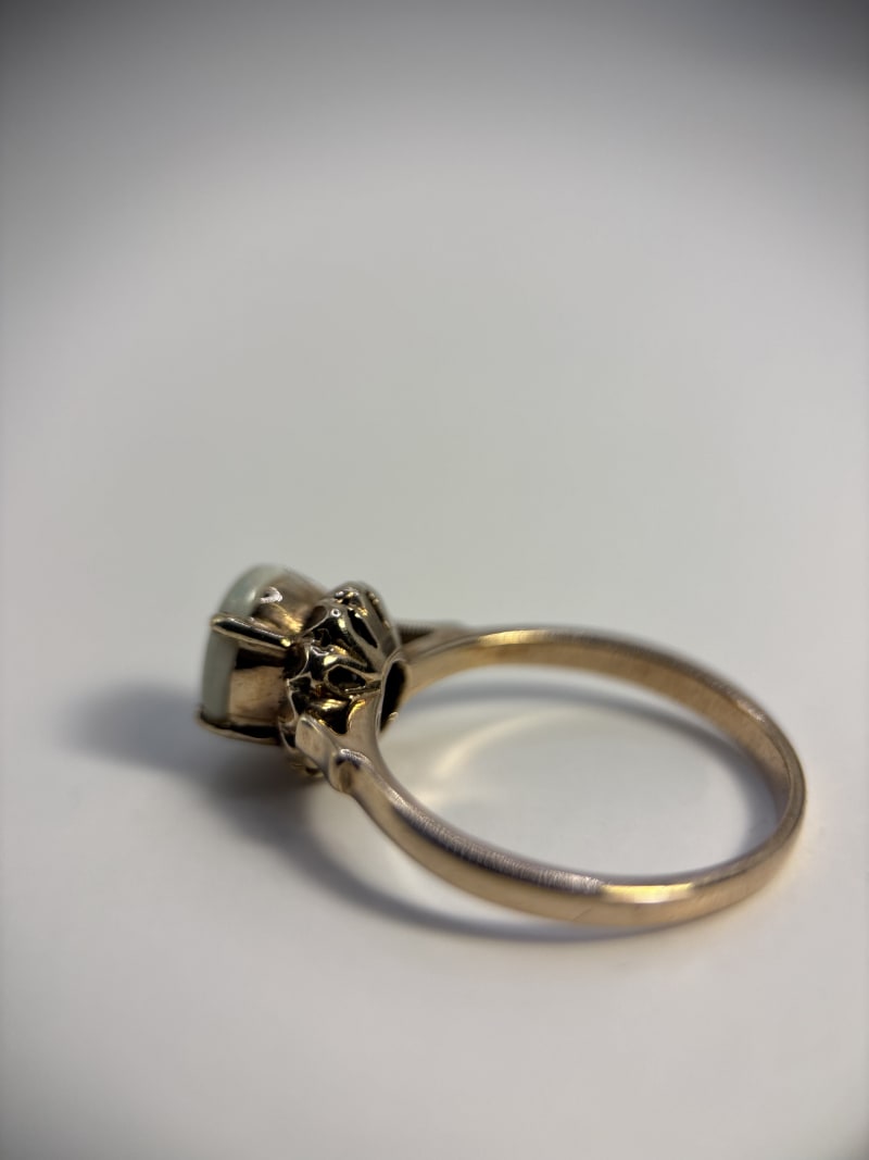 Anillo solitario ópalo - 3