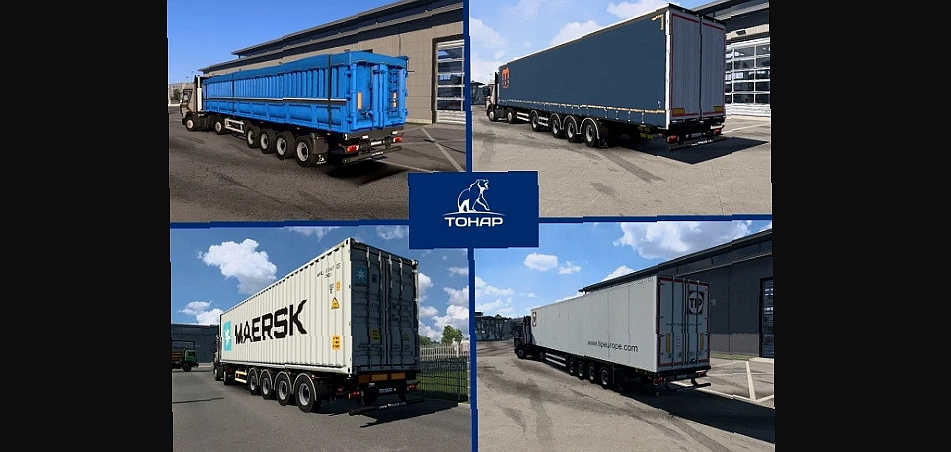 МОД Tonar Pack v1.0 ДЛЯ EURO TRUCK SIMULATOR 2