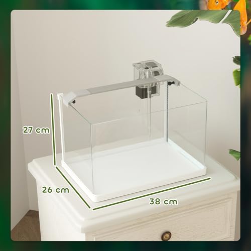 Vue 7 de Pawhut Aquarium En Verre