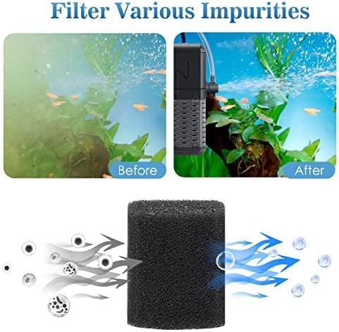 Vue 5 de Aqqa Filtre Aquarium Reglable