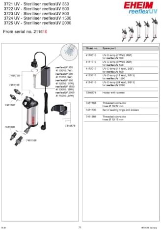 Vue 5 de Eheim Filtre Uv Pour