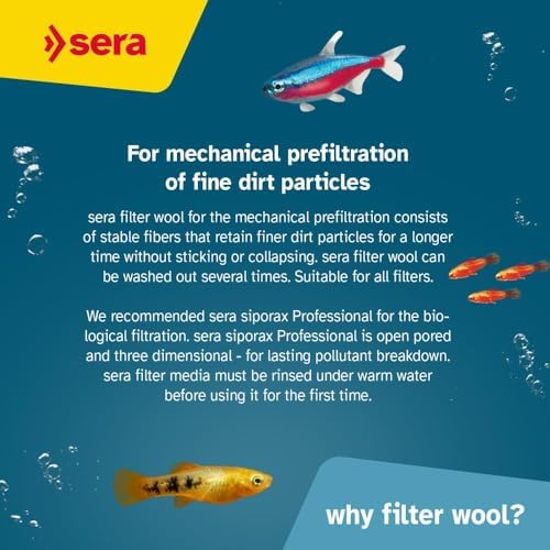 Vue 5 de Sera Filterwool For Ponds