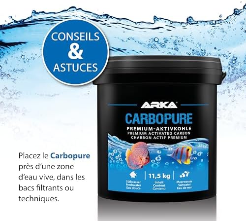Vue 5 de Charbon Actif Aquarium Ml